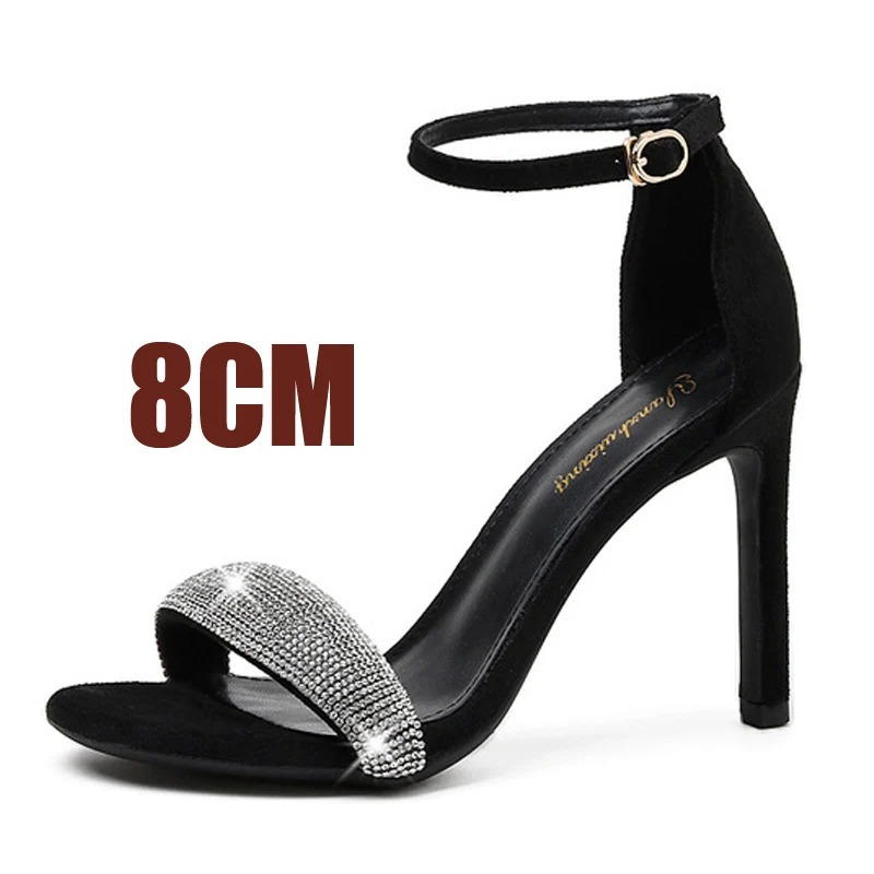 Genesisy Black Suede Rhinestone Ankle Strap Pumps | Ankle strap pumps, Strap  pumps, Ankle strap