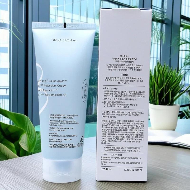 Cosrx Triple Hyaluronic Acid Moisturizing Cleanser Gentle Soothing Not Tightening Facial Cleanser Moisturizing 150m