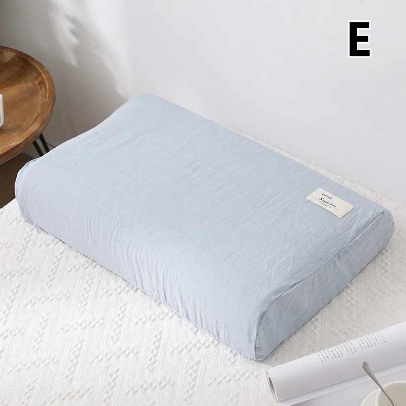 1PC Pillow Case Contour Memory Foam Rebound Latex Pillowcase Cotton Pillow Cover Zippered cushion cover satin pillowcase