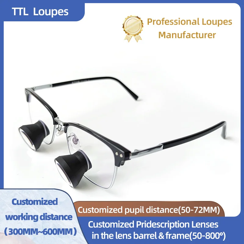 New Ultralight Ttl 3.0x Through The Len Dental Medical Surgical Loupes