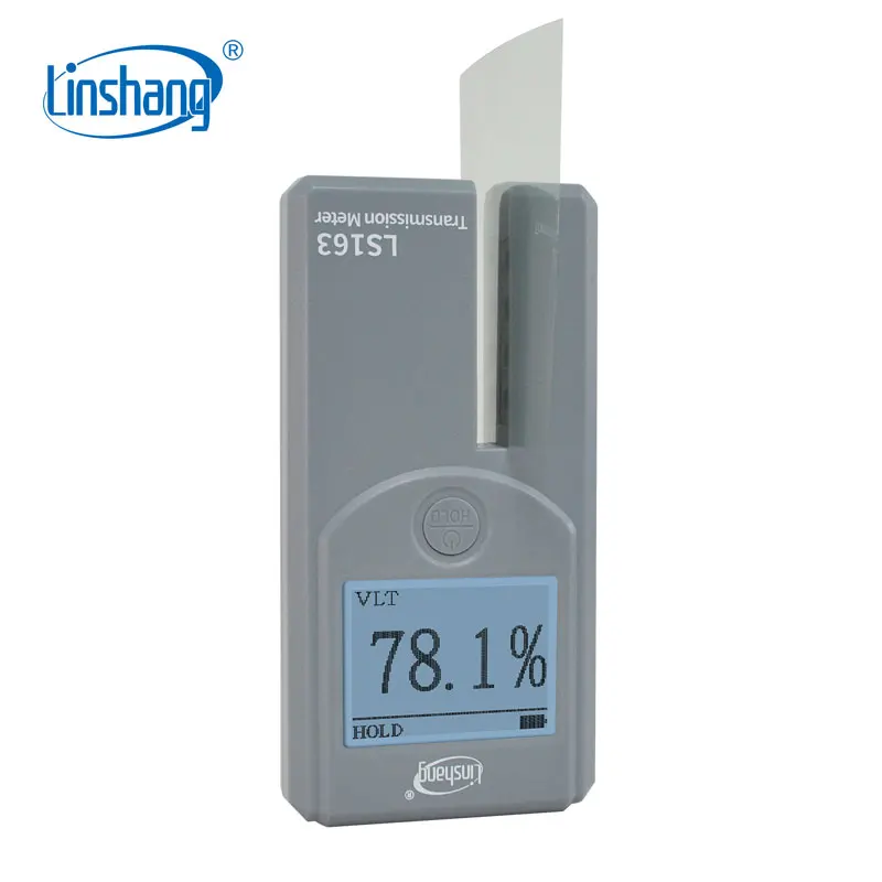 Linshang Window Film Transmission Meter for Measuring VLT, Infrared and UV Transmittance of Automotive Windshield, Glass LS163