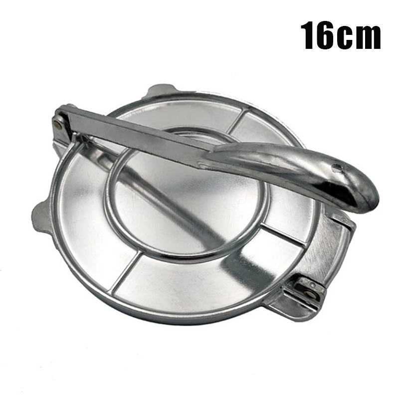 16/20cm DIY Tortilla Press Maker Aluminium Alloy Manual Corn Tortillas Dough Pressing Tools Kitchen Bakeware Cooking Accessories