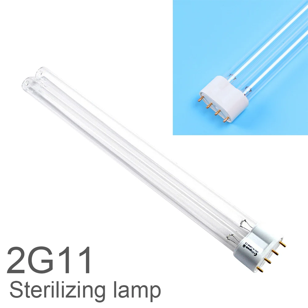 2 g11 lampy kwarcowe 4Pin UVC 18W 24W 36W 40W 55W lampy UV Tube światło ...