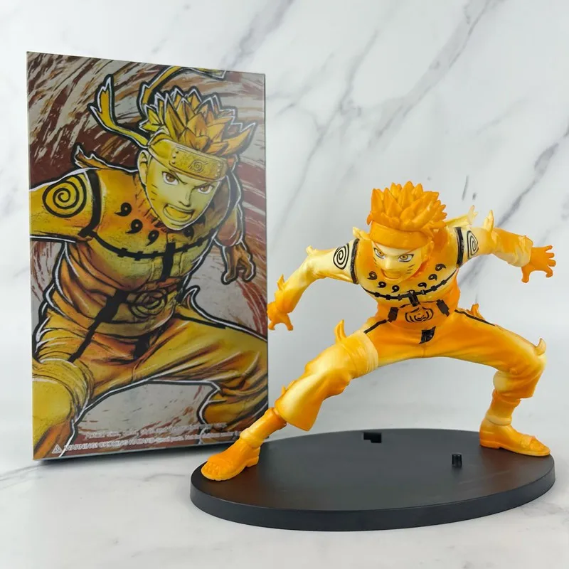 thumbnail image 1 of Figura de Anime Bandai Naruto de 15 cm, figura de acción de Uzumaki Naruto Kurama Force, modelo de colección de PVC, adornos, juguetes, regalos, 1 of 5