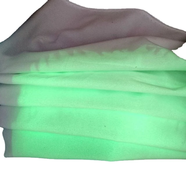 145cm Width Glow in the Dark Fabric Luminous Edge Fabric Color Changing  Cloth for DIY Clothing