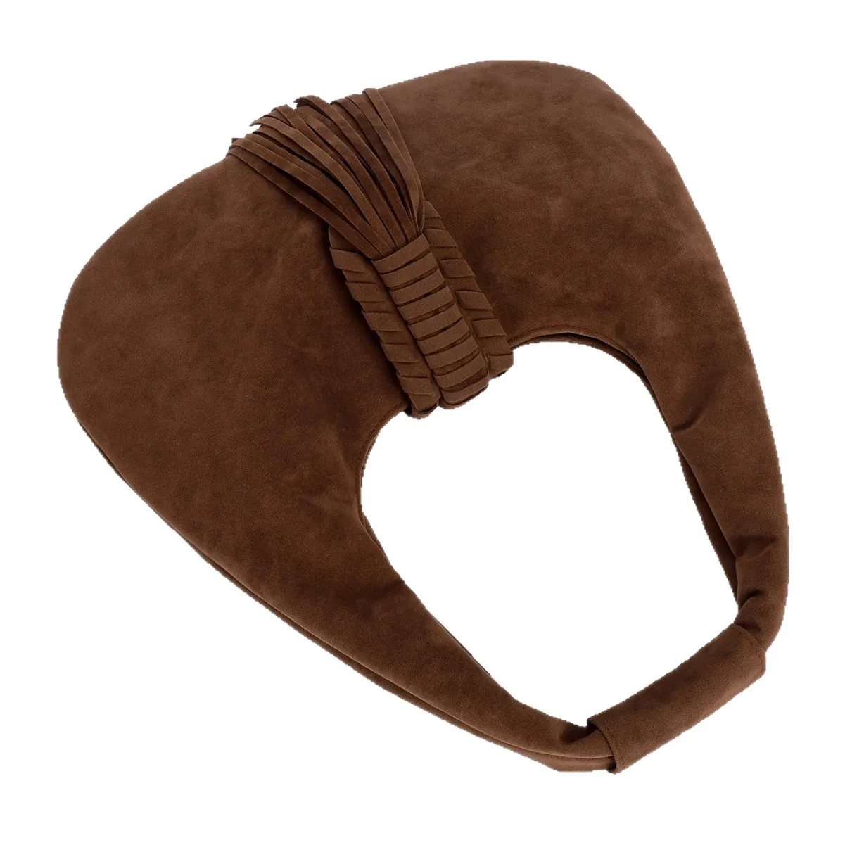 Vintage Large Capacity Underarm Bag Women's Tassel Handbag 2025 New Versatile Single Shoulder Crossbody Bag Commuting Tote Bag