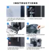 60Pcs Full-Automatic Coffee Maker Machine Cleaning Tablets Descaling Agent for Office Home Shop Coffee Machine Cleaning Tablets 6
