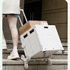 Shopping Cart Hand Picnic Shopping 55L 8 Wheel Universal Wheel Outdoor Foldable Camping Trolley Vegetable Basket Pull Climbing 1