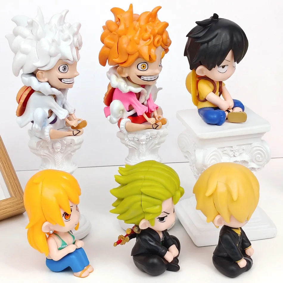 Lot De 14 Figurines One Piece Chibi - Collection Manga - PVC - Neuf