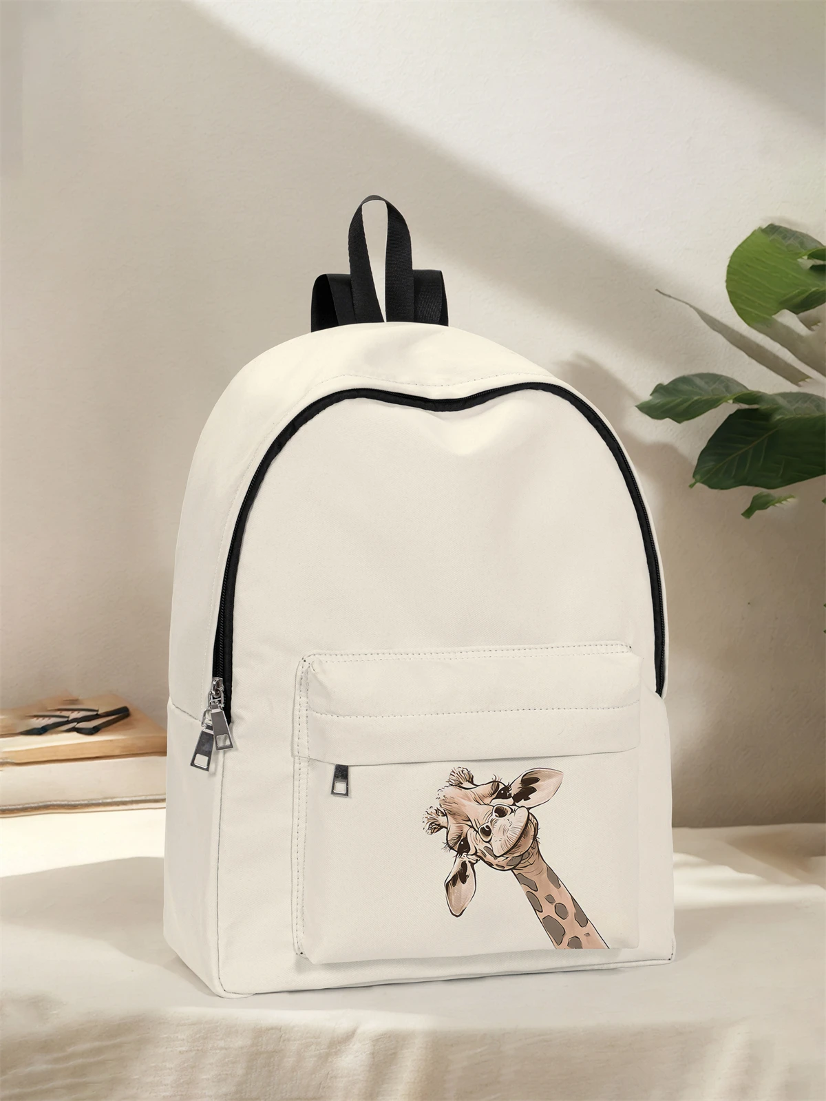 Giraffe Pattern Backpack, New 2025, Casual Travel Backpack, Lightweight and Simple Casual Travel Backpack