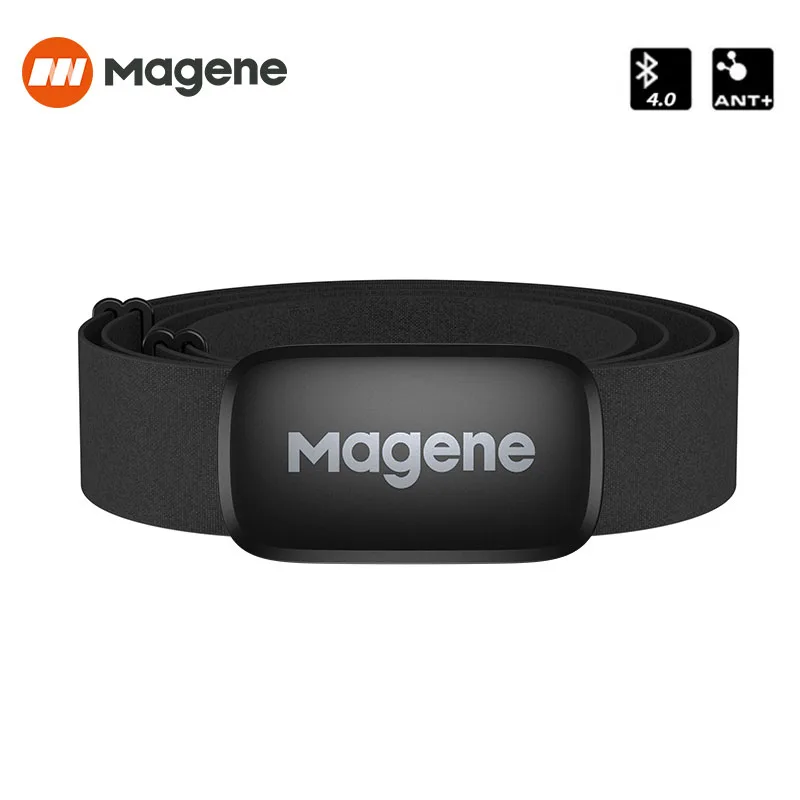 Magene-Mover H64 Sensor de Frequência Cardíaca, Modo Dual, ANT, Bluetooth, Alça Peito, Ciclismo, Computador, Bicicleta, Wahoo, Garmin, Monitor Esportivo