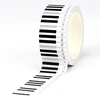 2023 NEW 1PC. 10M Decor Piano Keys 20mm Wide Washi Tape Scrapbooking Journal Adhesive Stickers Masking Tape Cute Stationery 1