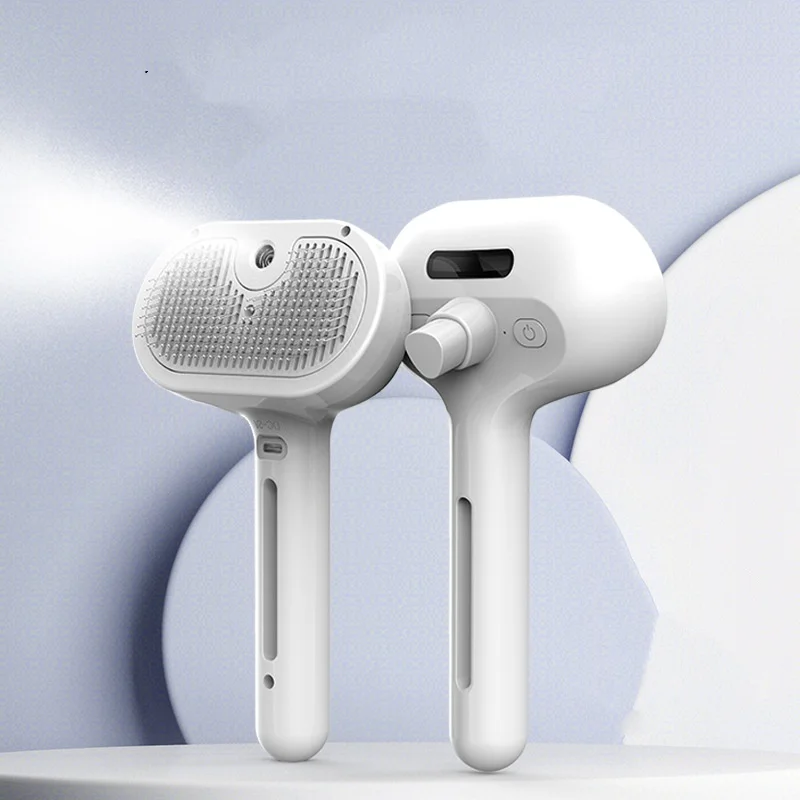 

Щетка для удаления шерсти домашних животных, щетка 2 в 1 для ухода за шерстью, перезаряжаемая через USB распылитель с кнопкой высвобождения