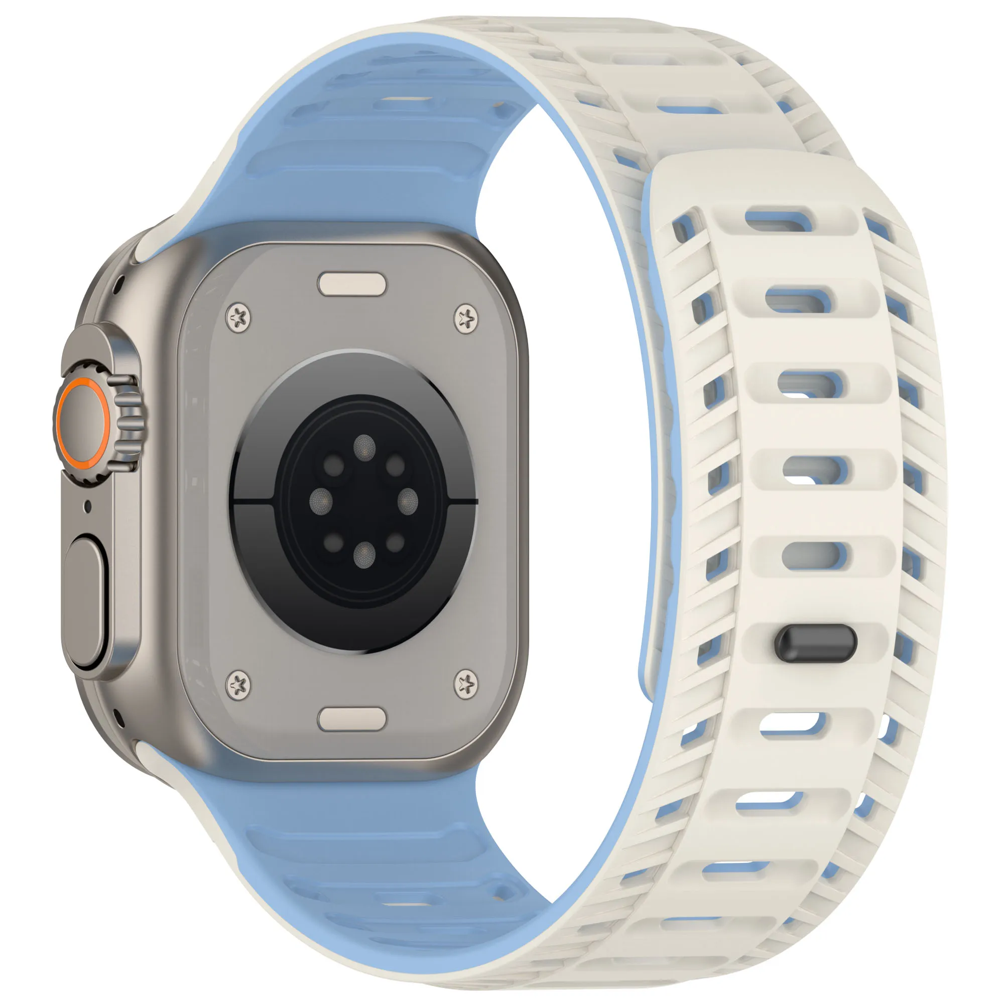 Magnetic Silicone Strap for Apple Watch - Enhanced Bracelet Collection