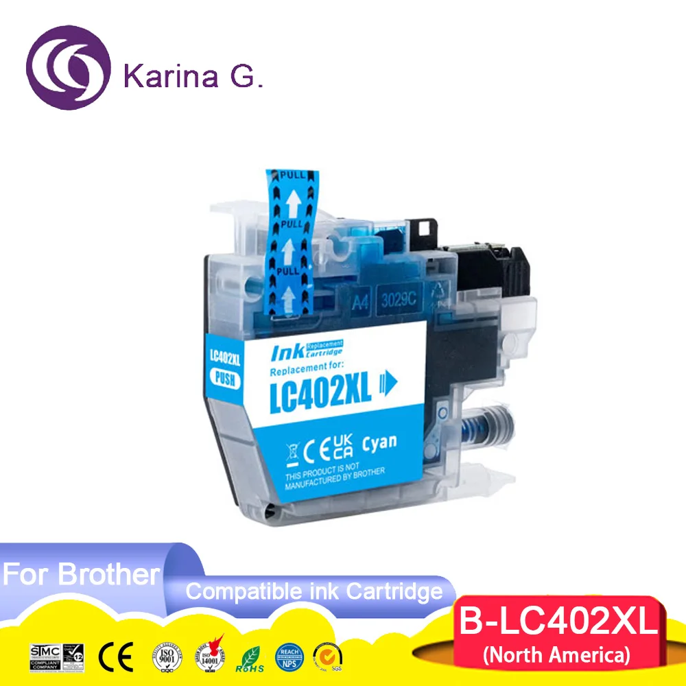 High capacity LC402XL LC 402XL Premium Compatible Ink Cartridge For MFC-J5340DW