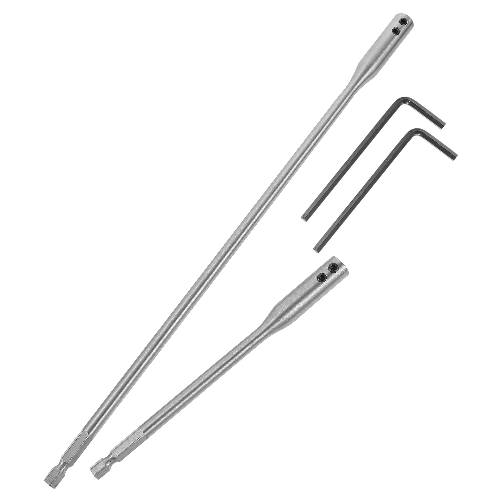 

1 Set Drill Bit Extension Bar 300mm/150mm Hex Shank Extender Kit Drill Extension with Wrenches