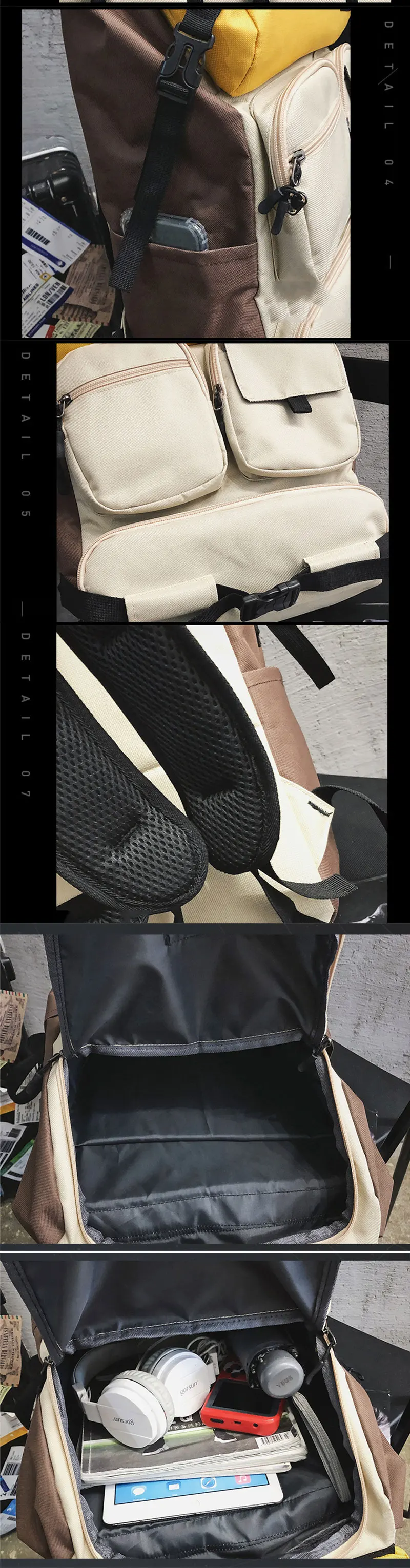 Bicycle Backpack Men Student Fashion Travel Sports Duffle Bag Contrasting Colors Soccer Gym Bag 27 S0b975c8ec41c4710b0ced73dae0c8fddc