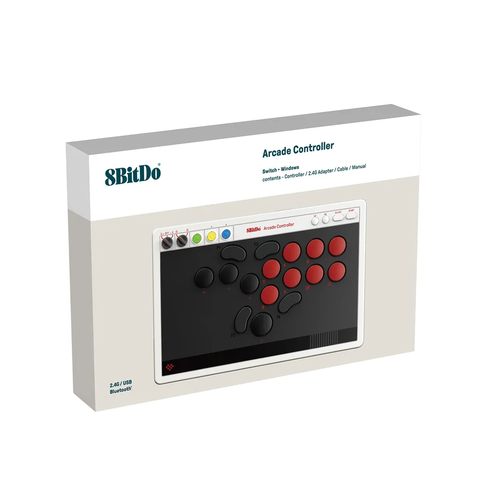 8BitDo アーケード コントローラー Nintendo Switch/Switch 2