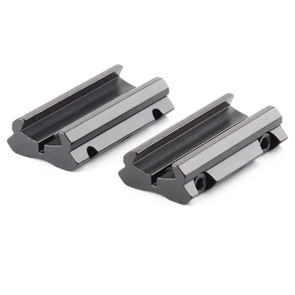 Scope mount adapter Scope Adapter Mount Base 11mm Dovetail to 20mm Weaver Picatinny Rail Mount Converter 9.5mm -10mm Dovetail 2Pcs