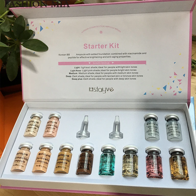 Stayve 8ml BB Cream Glow Beginner Starter Kit Foundation Sunscreen Moisturizer Cream Facial Skin Care 3