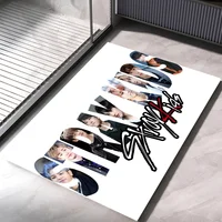 Kpop Boy S-stray Kids Floor Mat Home Bedroom Kitchen Non-slip Floor Rug, Absorbent Anti-fouling Door Mats 1