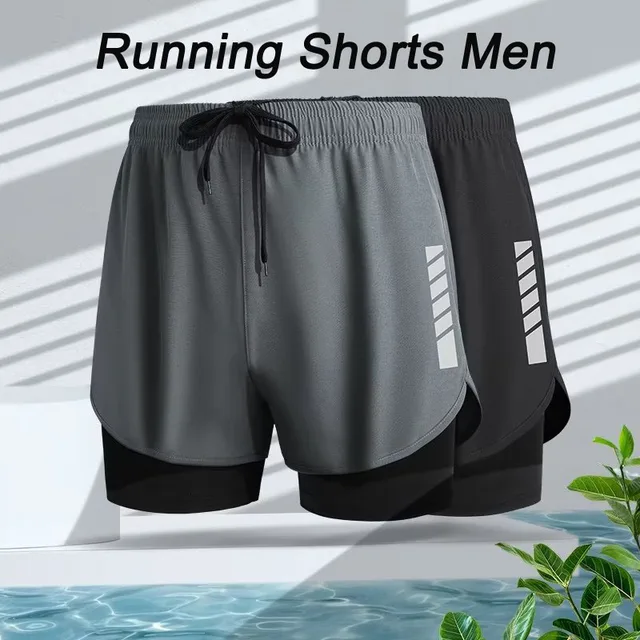 2025 Joggers Shorts for Men Sport Gym Quick-drying Workout Short Running Fitness Yoga Short Gym Training Sportwear Large Size 1
