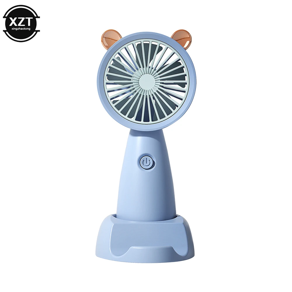 USB Mini Handheld Fan Outdoor Mini Creative Desktop Office Mute Charging Portable Handheld Fan