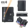 Baellerry New Men RFID Wallets Name Engraving Big Capacity Credit Card Holder Male Purse Quality Card Clip Men's Popup Wallet 1