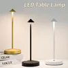 Rechargeable LED Table Lamp Touch Sensor Night Desk Lamp for Restaurant Hotel Bar Bedroom 3 Color Temperatures Stepless Dimming 1