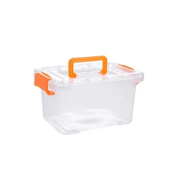 Clear Portable Storage and Organization Boxes for Toys, Clothes, and Snacks (G2743A)