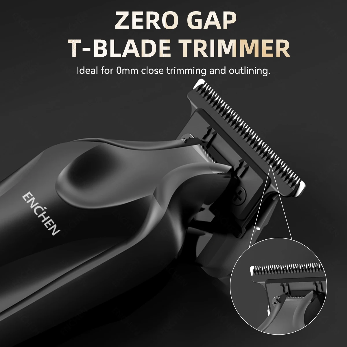 Rifinitore multifunzione elettrico ENCHEN Sharp 6 con lama a T a zero gap e motore potente da 5000 giri/min. Il regalo perfetto._voghion.com