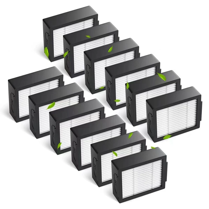 

Фильтры для пылесоса Irobot Roomba E, I и J Series I7 +/Plus I3 I3 + I4 I6 I6 + I8 I8 + E5 E6 E7, 12 шт.