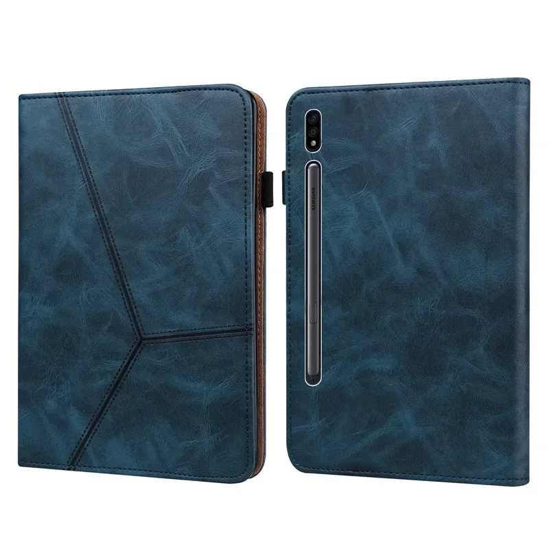 Fashion Wallet Stand PU Leather Cover for Samsung Tablets, 12.4