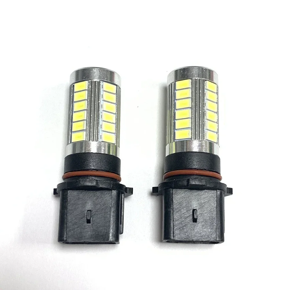 2pcs/set P13W White LED Fog Light Bulbs Daytime Running Light DRL Accessories For A4 B8 Fog Lamp Bulbs 6000-6500K Replacement led light led bulb led fog light fog and headlight bulbs