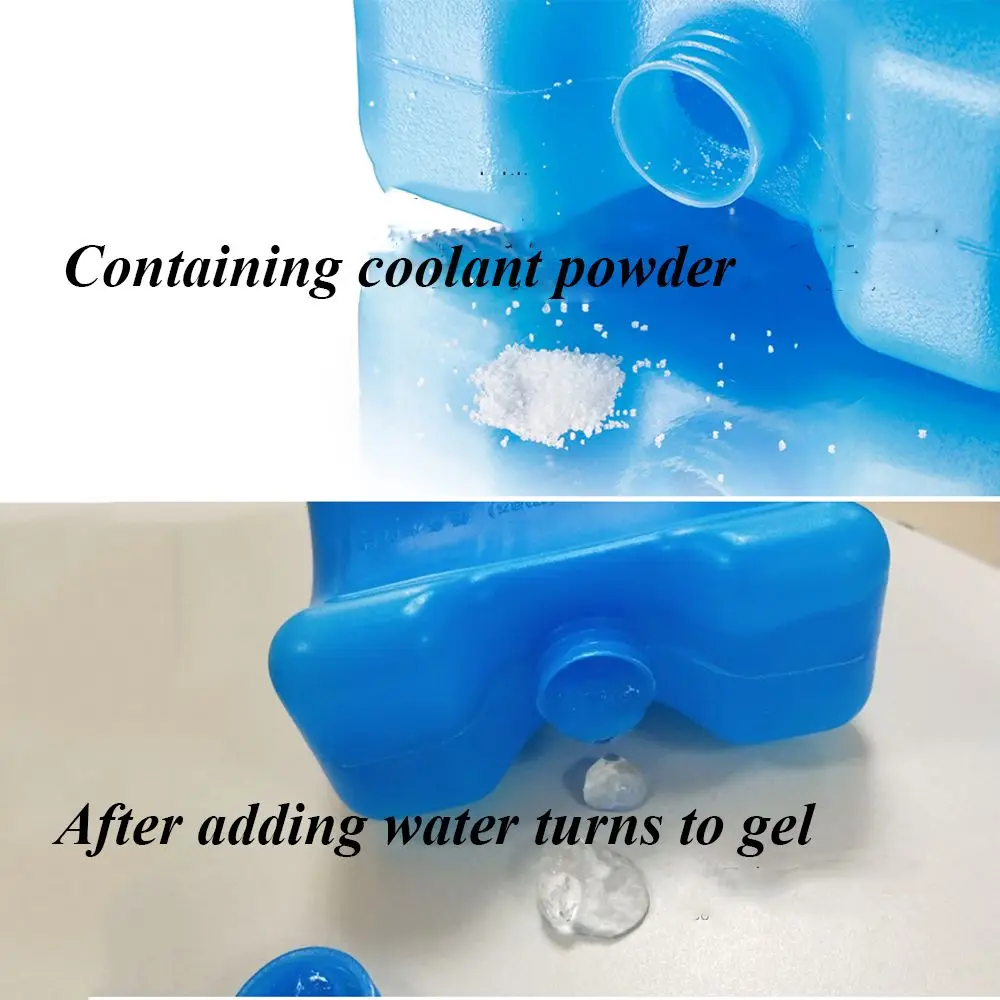 650ml Gel Freezer Ice Blocks Reusable Cooler Pack Bag Water injection Picnic Travel Lunch Box Fresh Food Storage ice pack,cloth ice pack,ice pack bag,wine ice pack
