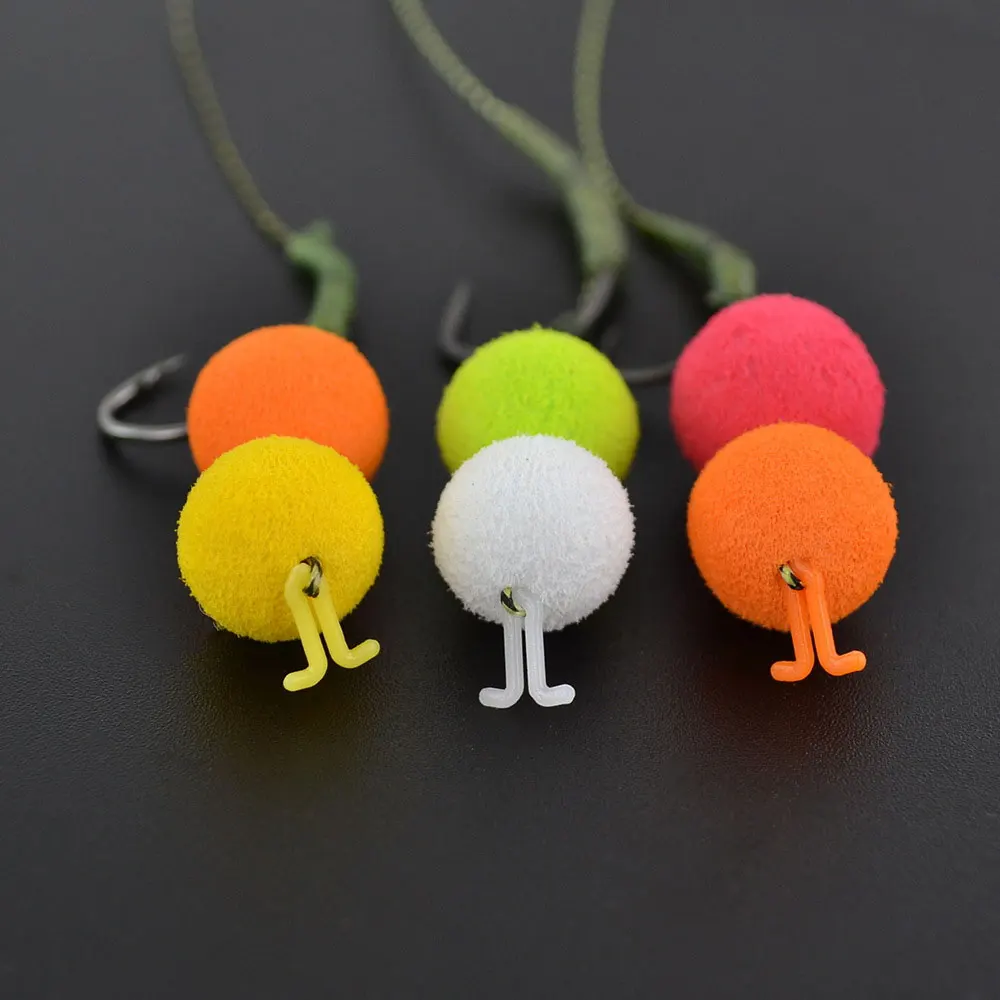 Carp Fishing Tackle Hair Rig Boilie Bait Drill Stops Boilie V Stopper Fishing Tools Accessories 5Pcs