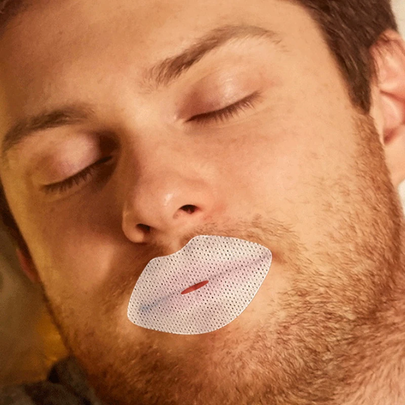 30Pcs Anti Snoring Sleep Strips Sticker Gentle Less Mouth Seal Tape Stop Snore Mouth Correction Sticker Tape