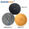Sharkfox 5/6Inch Wool Car Polishing Pad High Density Lamb Woollen Polish Buffing Pad Wool Polishing Pad for Car Detail Polishing 2