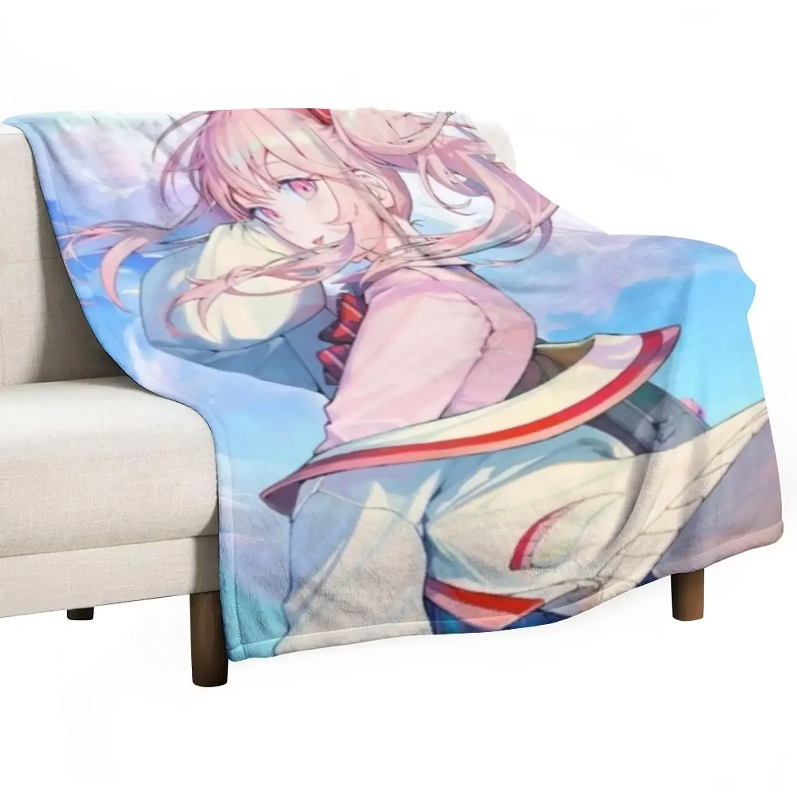 

Mizuki || Project Sekai Throw Blanket Thins For Baby manga for winter Blankets