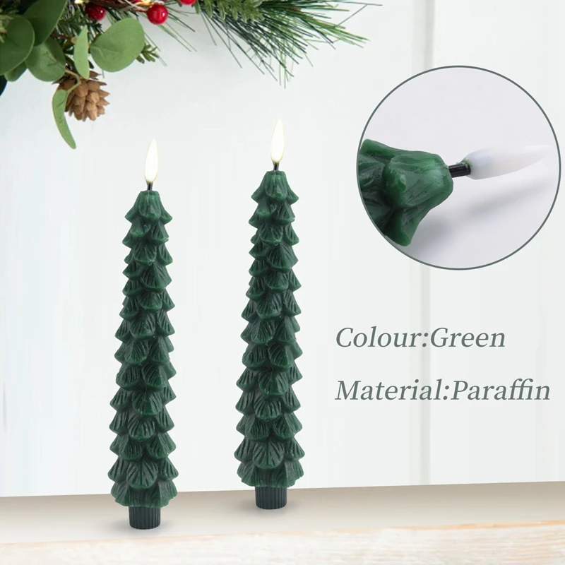 ELEG-8X Simulation Candle Lamp Paraffin Decoration With Remote Control Atmosphere Modeling Lamp