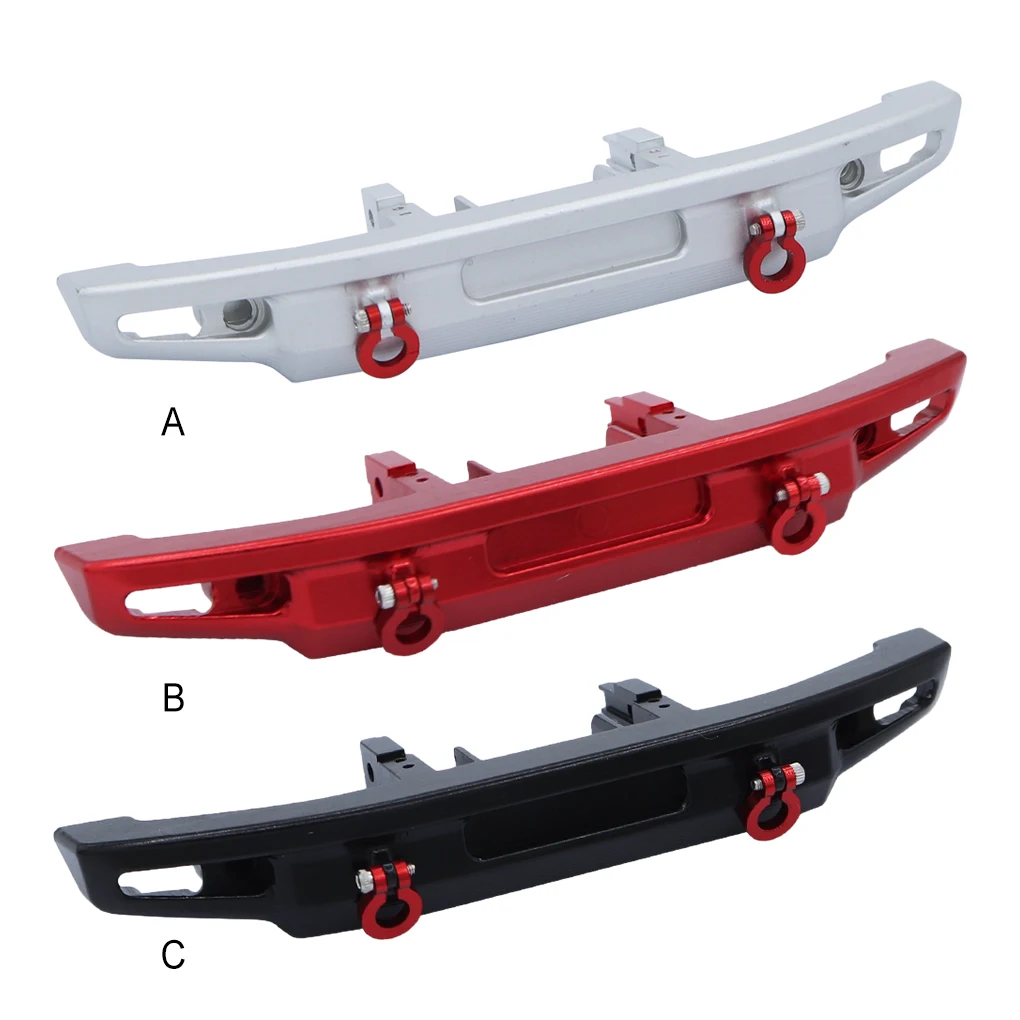 

Передний бампер из алюминиевого сплава 1/18, обновленная деталь RC, 1 шт., износостойкий передний бампер Rc для Trx4m, деталь для автомобиля RC, серебристый