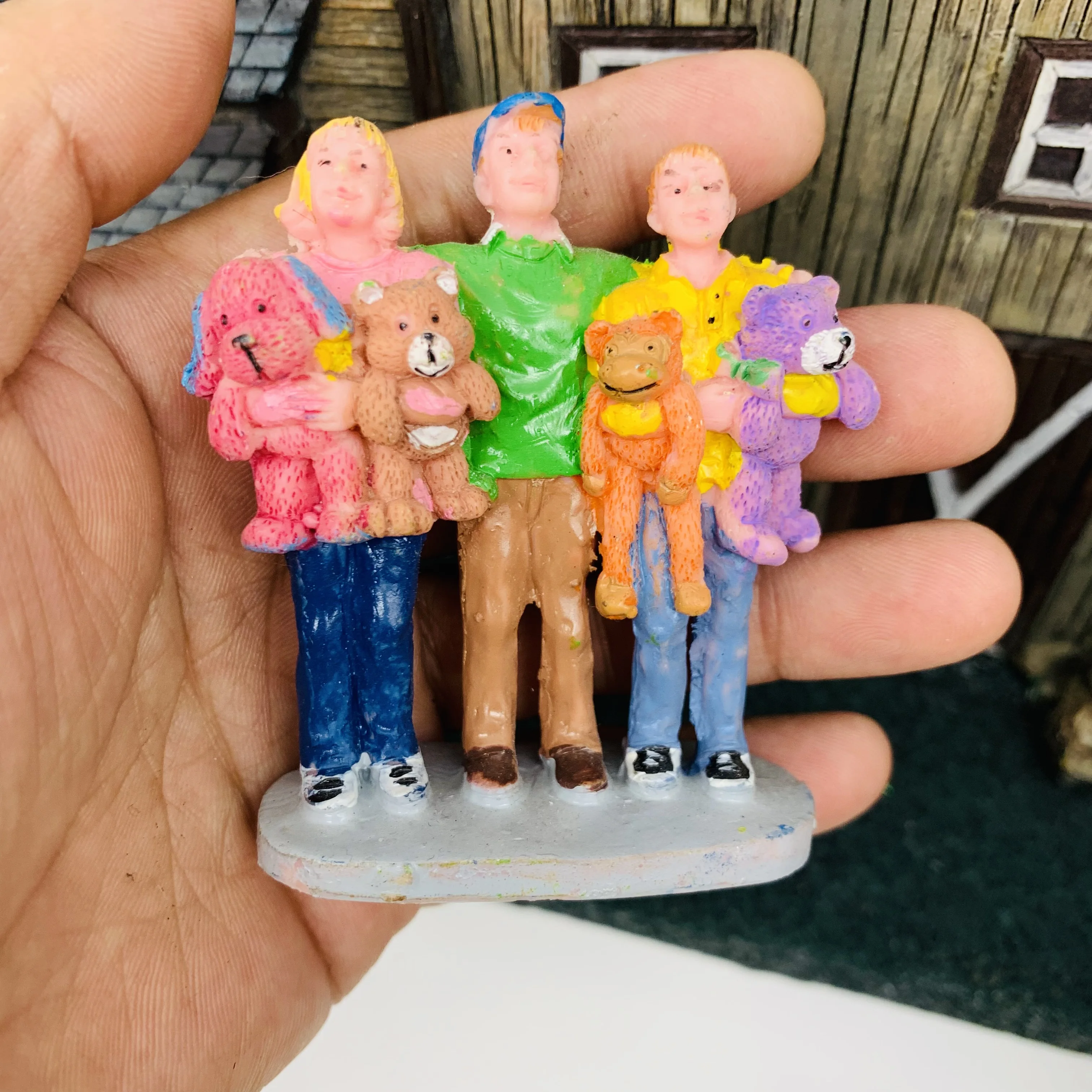 Figurines & Miniatures Halloween Christmas Etc. Sand Table Decoration Articles Handicraft Gifts Desk Sculpture resin ornaments resin handicraft ornaments resin ornament animal ornaments