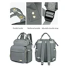 LEQUEEN 2 In 1 Folding Mommy Bag Large Capacity Mother Backpack Diaper Stroller Bags For Babies Diaper Bag Organizer Handbag 5