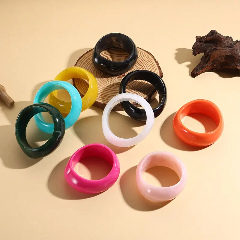 Classic Acrylic Cuff Fashion Bracelets Bangles Women Wide Geometric Resin Bracelets Female Simple Charm Party Jewelry bangle bracelet