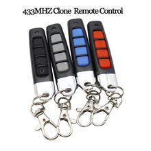 433mhz porta de controle remoto universal 4 chaves cópia da garagem clonagem controle remoto portão elétrico controle remoto duplicador chave