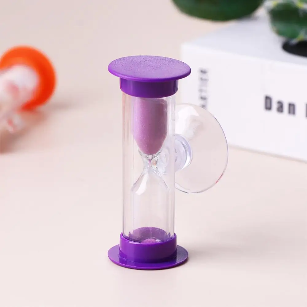Description Picture 4 of itemPlastic Suction Cup Hourglass Sand Clock, Shower Timer, Tooth Brushing, Creative Gifts for Children, Desktop Ornament