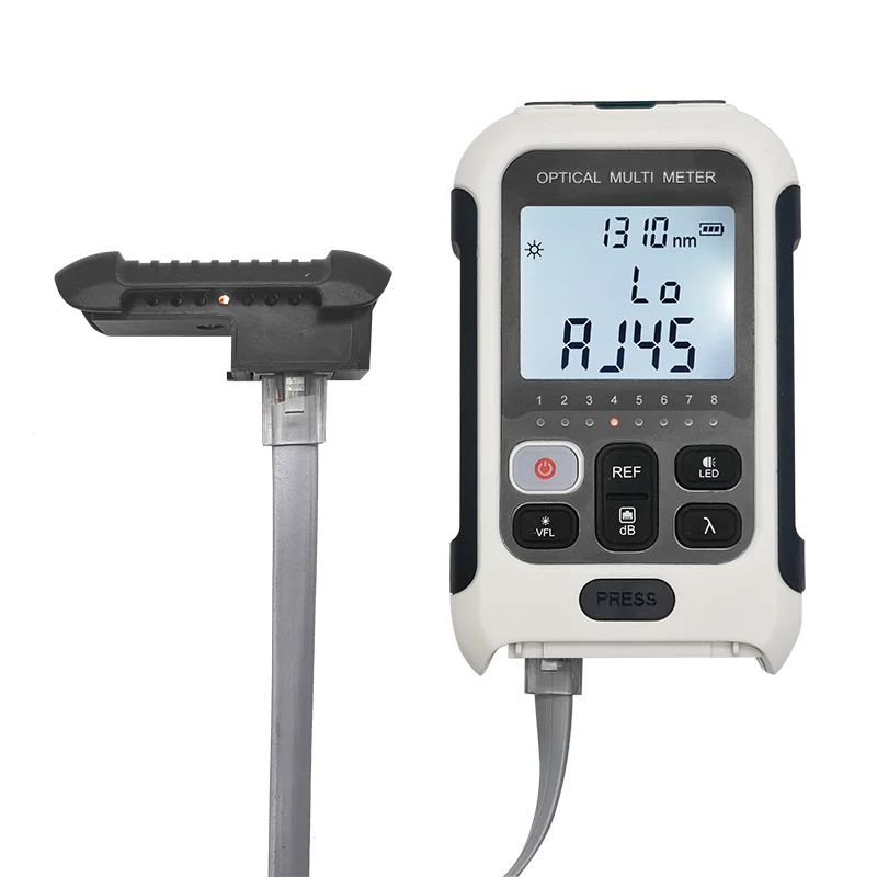 Optical Power Meter Red Light 3 In 1 Machine High Precision Optical Fiber Tester  Network Cable Test LED Lighting