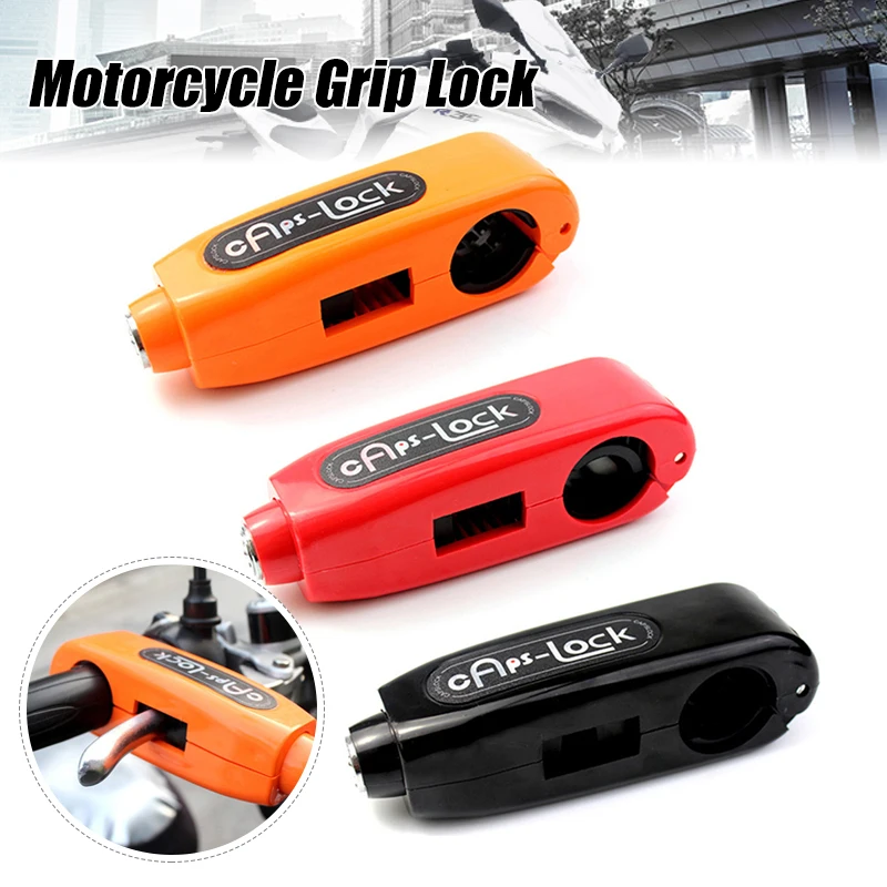 

Motorcycle Grip Lock Security Locks Handlebar Handset Brake Lever Disc Safety Locking Fit Scooter Dirt ATV Moto Anti-theft Lock