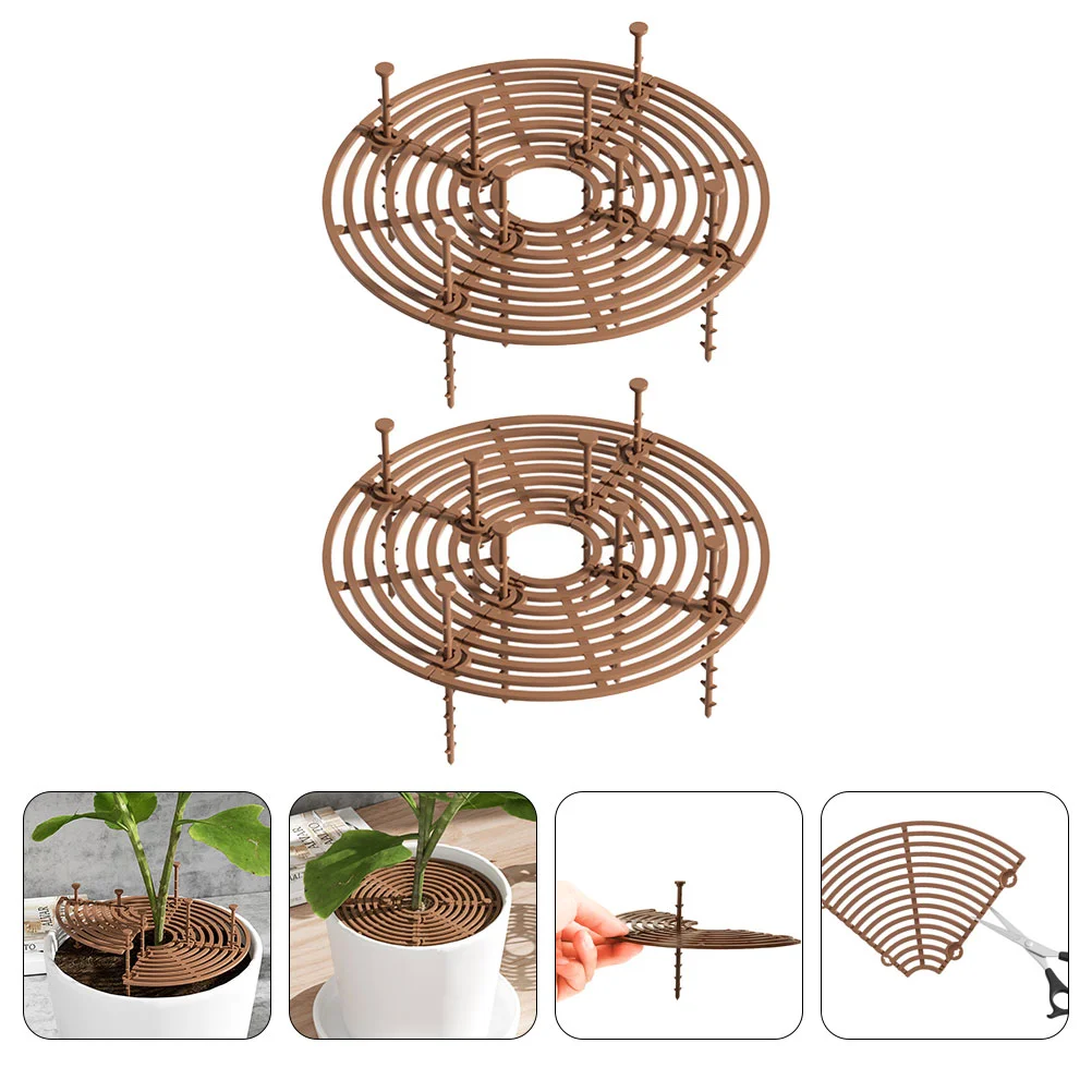 

Plant Pot Cover Protector Flower Soil Grid Mat Guard Covers Safety Garden Ring Potted Disc Liner Mulch Bonsai Net Indoor Tree
