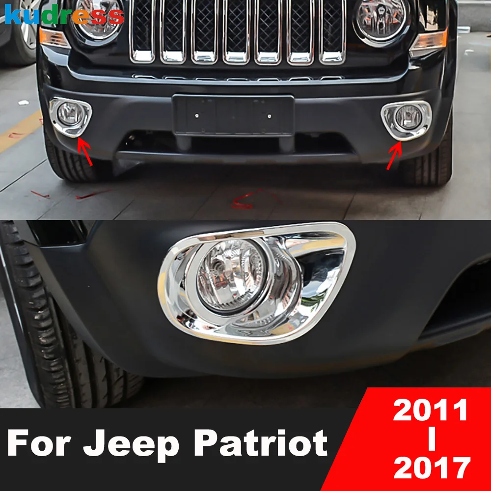 For Jeep Patriot 2011 2012 2013 2014 2015 2016 2017 Chrome Front Bumper